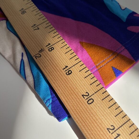 Soft Surroundings Dress Size Medium Serena Maxi Stretch Floral Side Slits - Picture 6 of 11